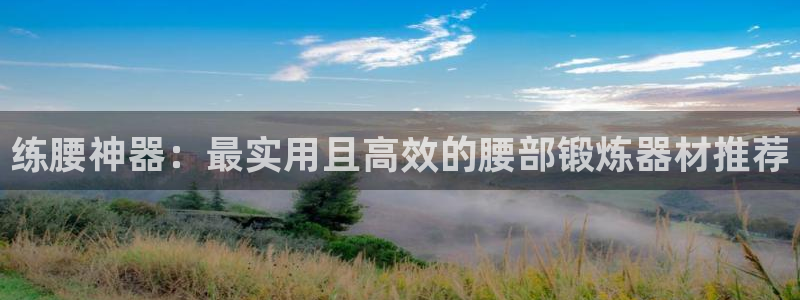 球王会体育官网下载:练腰神器:最实用且高效的腰部锻炼器材推荐